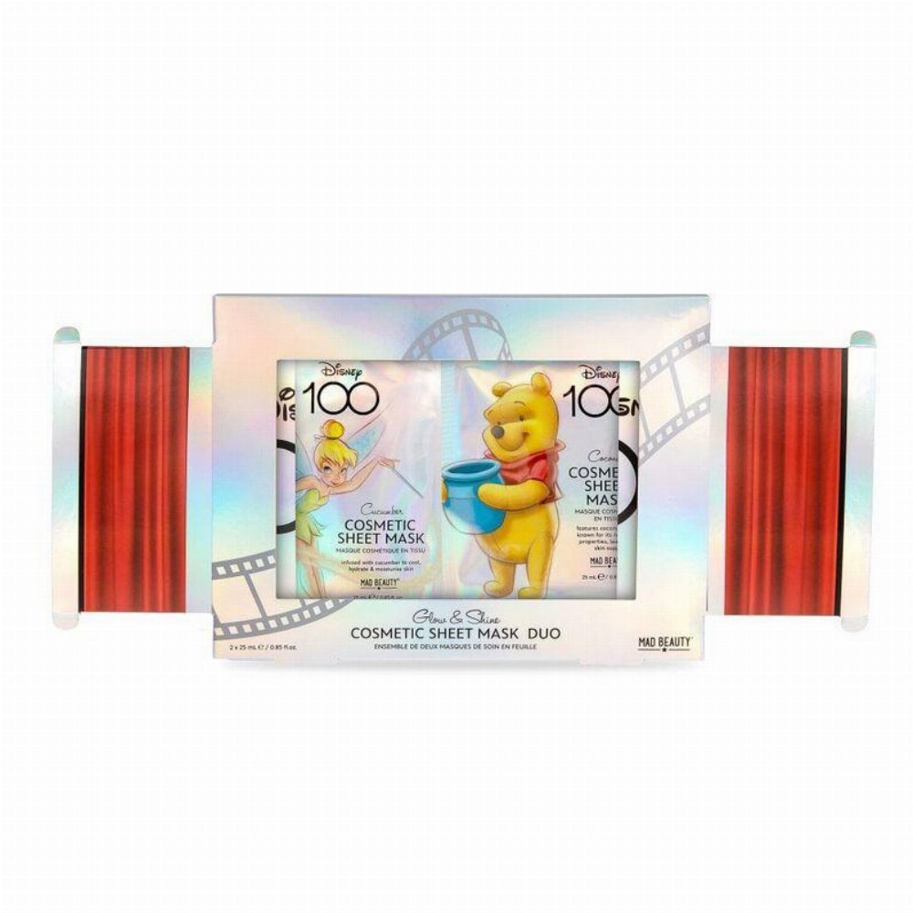 Disney (100th Anniversary) – Winnie the Pooh and Tinker Bell Face Mask Duo