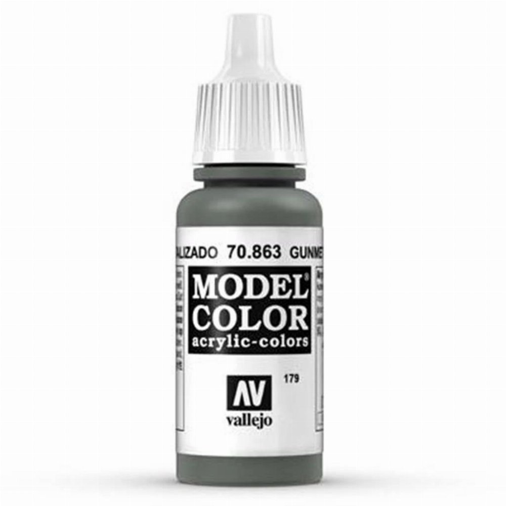 Vallejo Model Color – Gunmetal Grey Χρώμα Μοντελισμού (18ml)