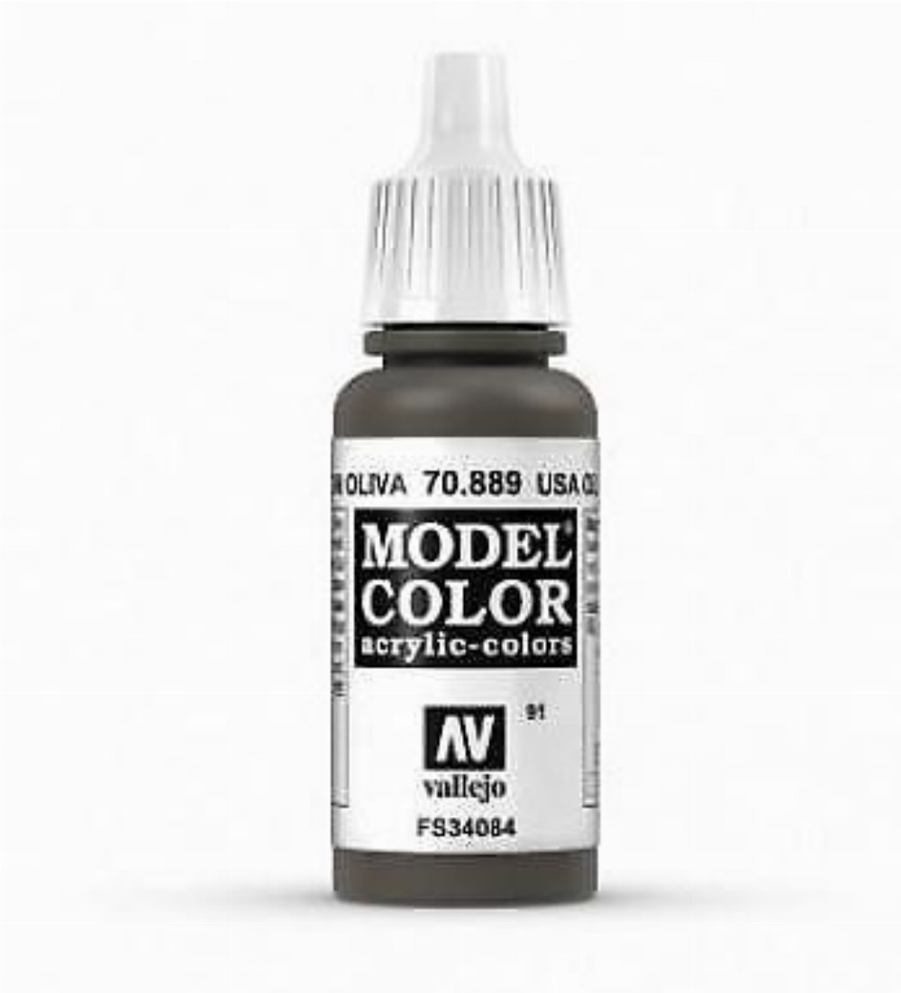 Vallejo Model Color – Olive Brown Χρώμα Μοντελισμού (18ml)