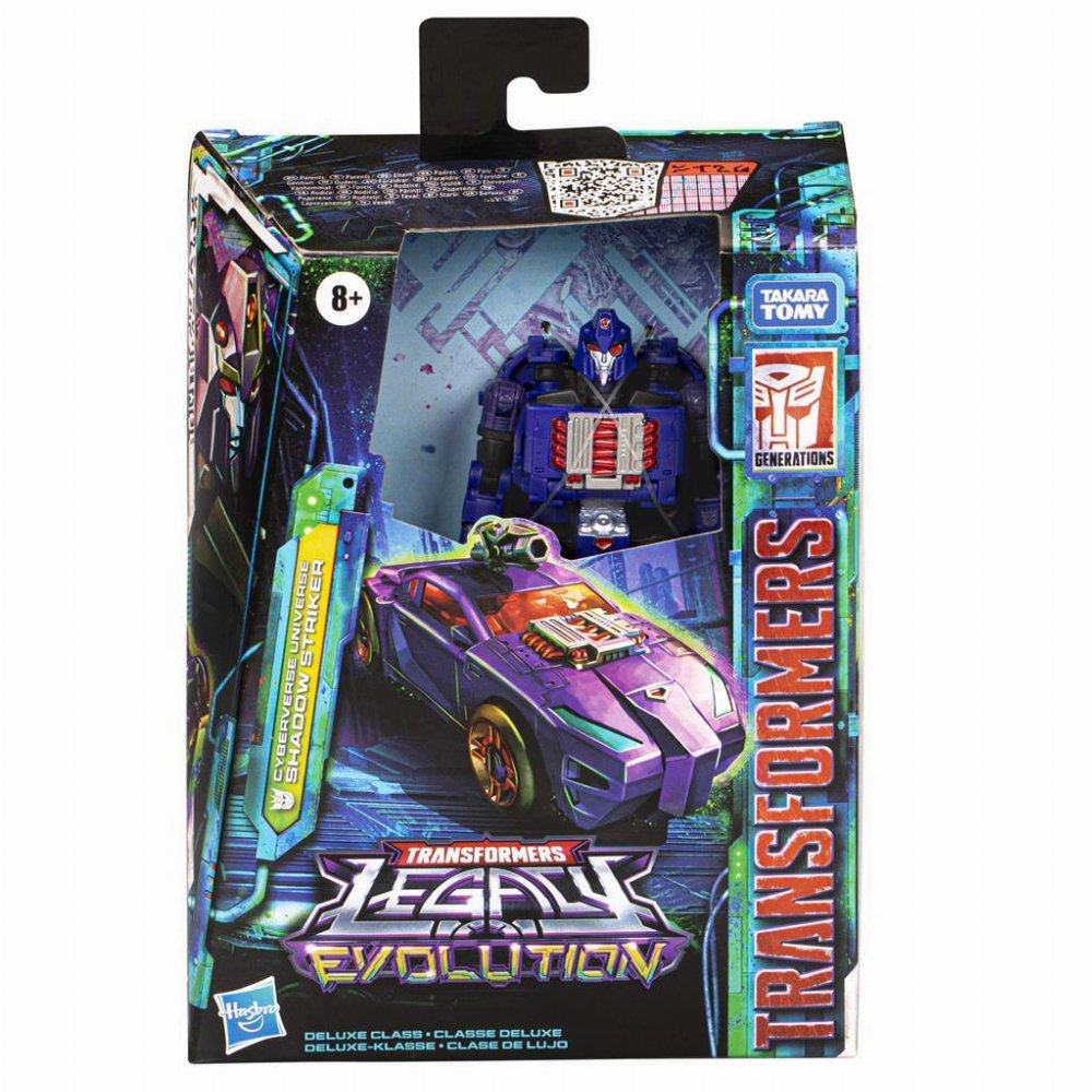 Transformers: Generations Legacy Evolution Deluxe Class – Cyberverse Universe Shadow Striker Φιγούρα Δράσης (14cm)