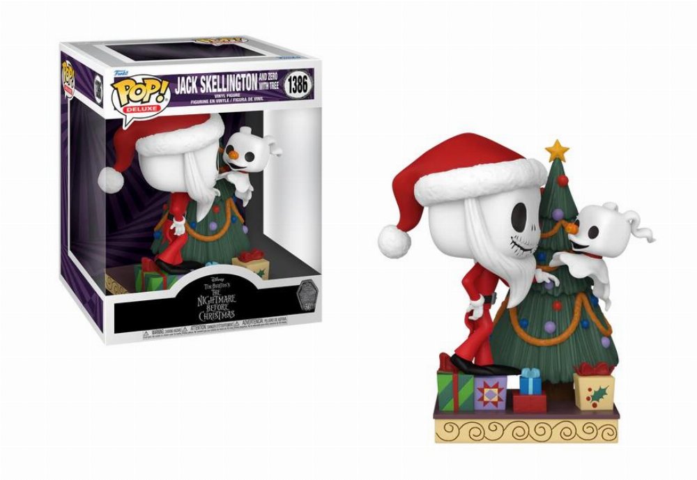 Φιγούρα Funko POP! Deluxe: Disney Nightmare Before Christmas – Jack Skellington and Zero with Tree #1386