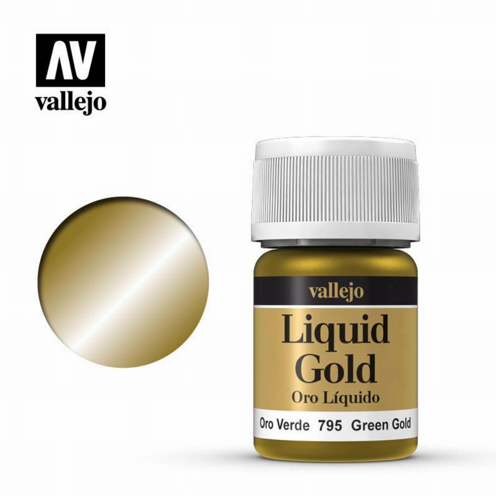 Vallejo Model Metal Color – Green Gold Χρώμα Μοντελισμού (35ml)