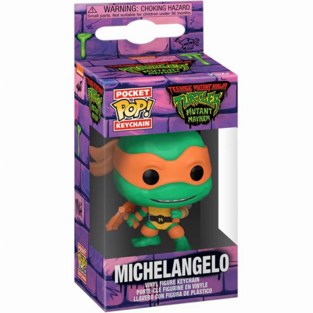 Funko Pocket POP! Μπρελόκ Teenage Mutant Ninja Turtles – Michelangelo Φιγούρα