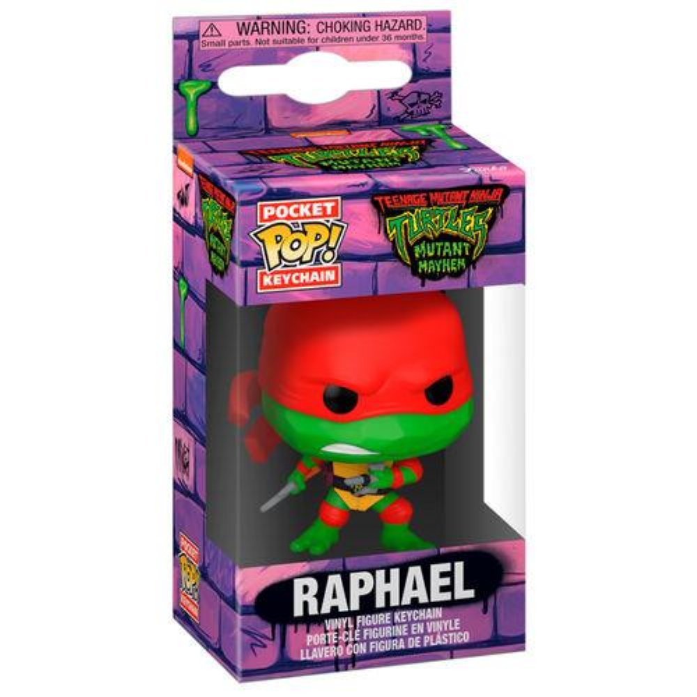Funko Pocket POP! Μπρελόκ Teenage Mutant Ninja Turtles – Raphael Φιγούρα