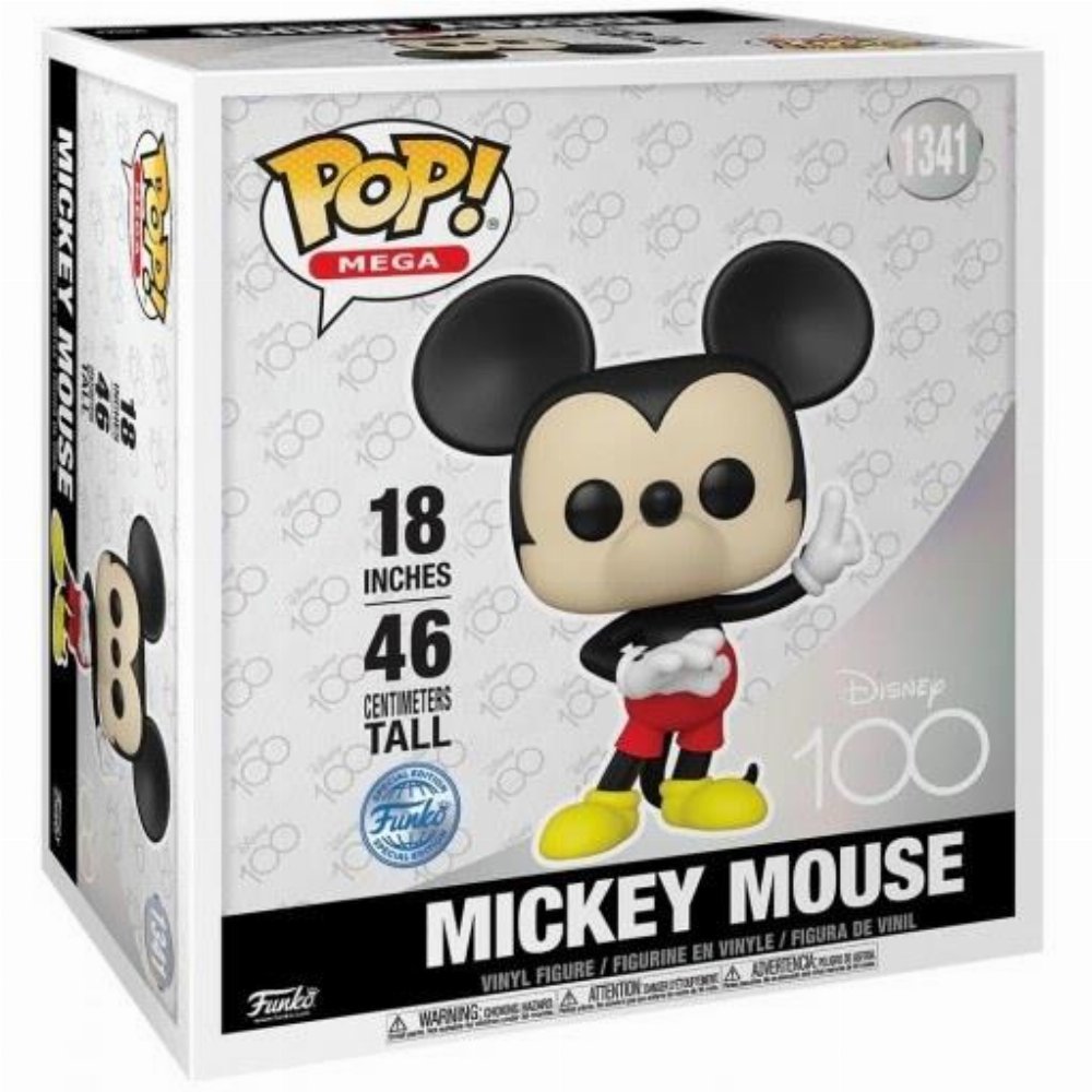 Φιγούρα Funko POP! Disney (100th Anniversary) – Mickey Mouse #1341 Megasized (Exclusive)