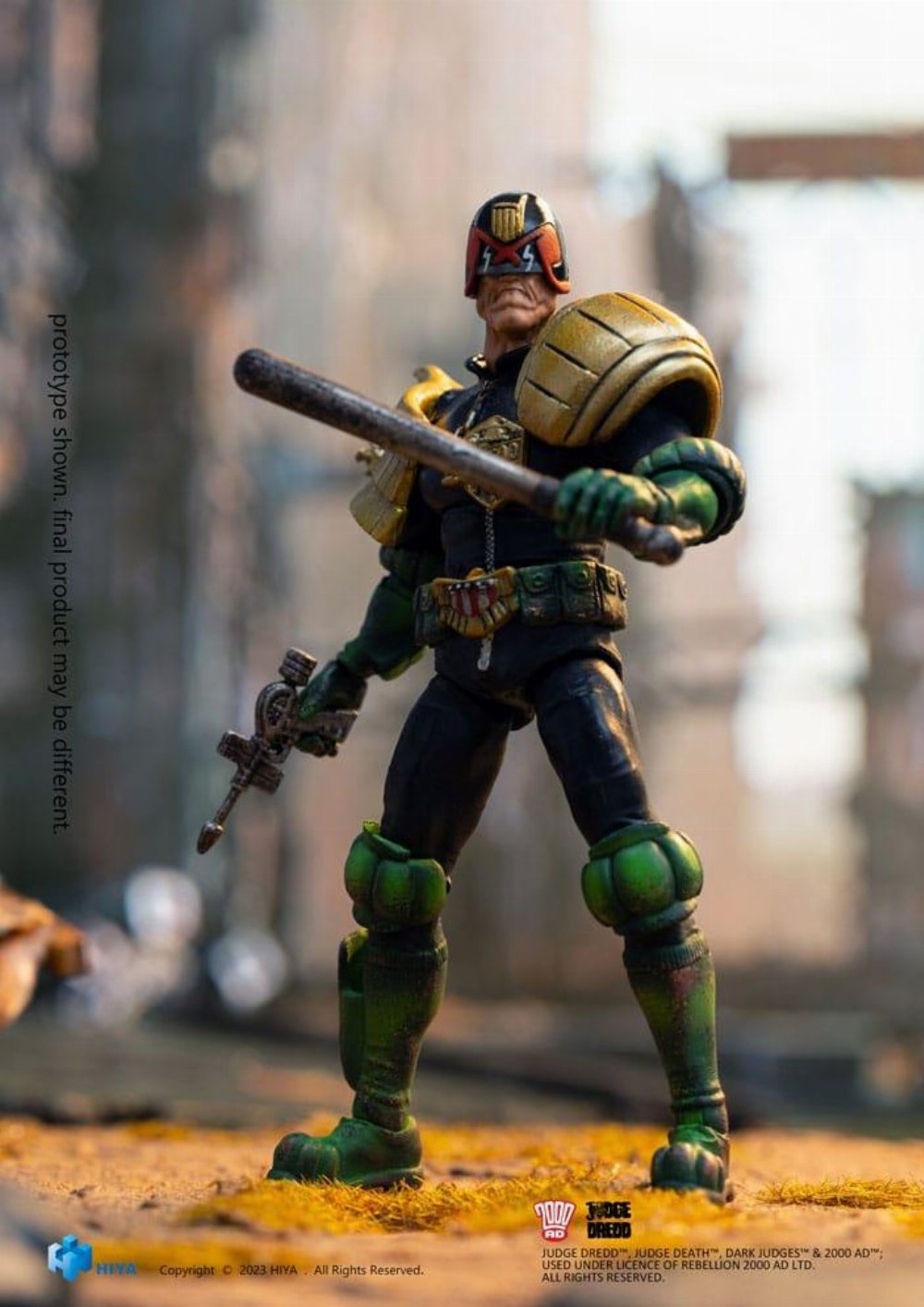 2000 AD: Exquisite Mini – Cursed Earth Judge Dredd 1/18 Φιγούρα Δράσης (10cm)