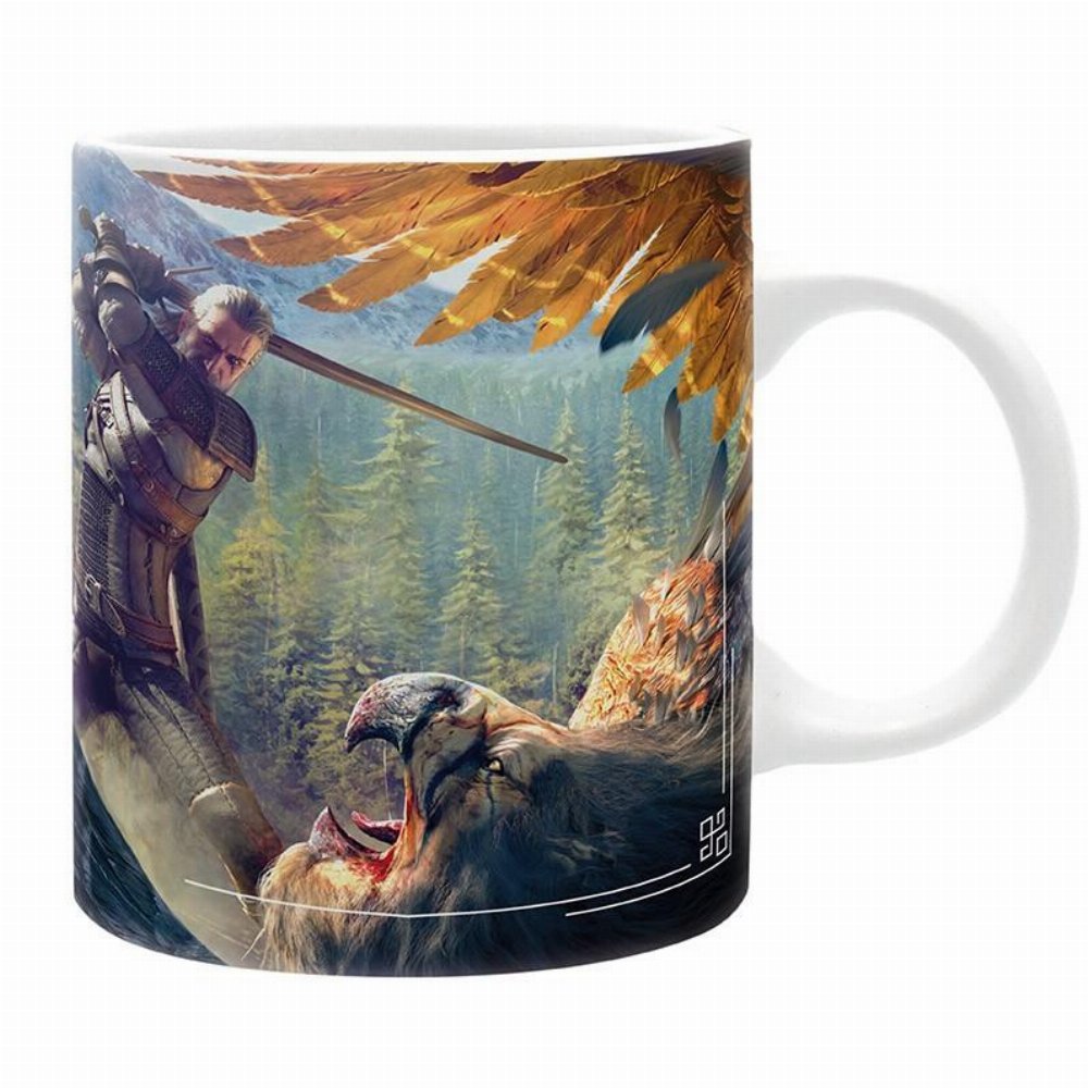 The Witcher – Geralt and Griffon Κεραμική Κούπα (320ml)