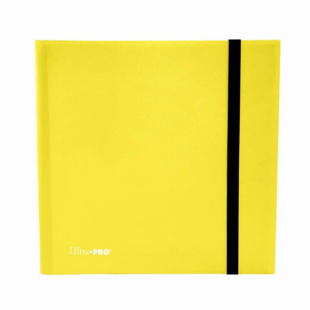 Ultra Pro 12-Pocket Eclipse Pro-Binder – Lemon Yellow