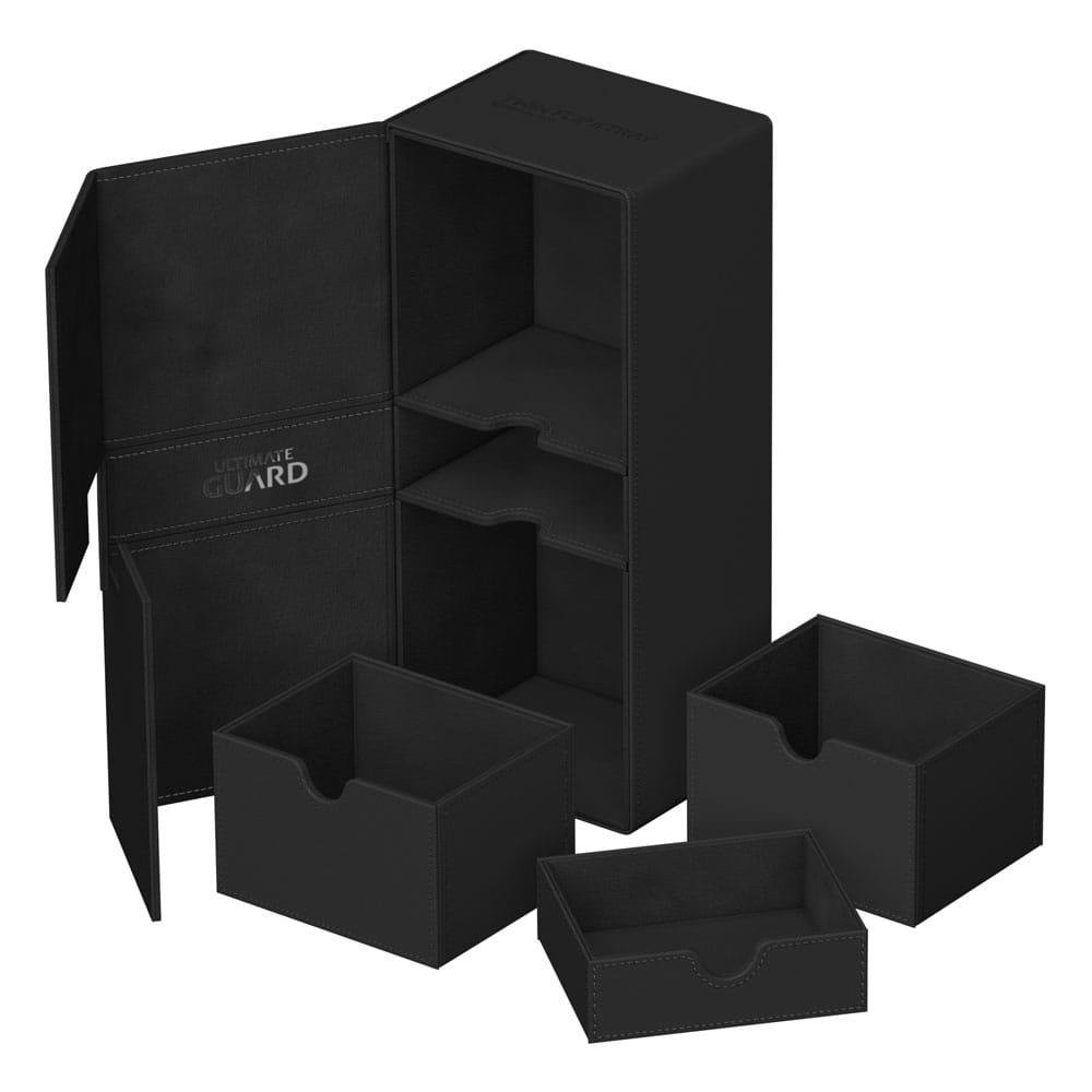 Ultimate Guard Flip ‘n’ Tray 266+ Deck Box – XenoSkin Black