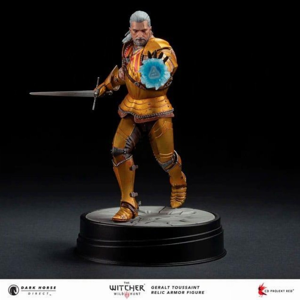 The Witcher 3 – Geralt (Toussaint Relic Armor) Φιγούρα Αγαλματίδιο (20cm)