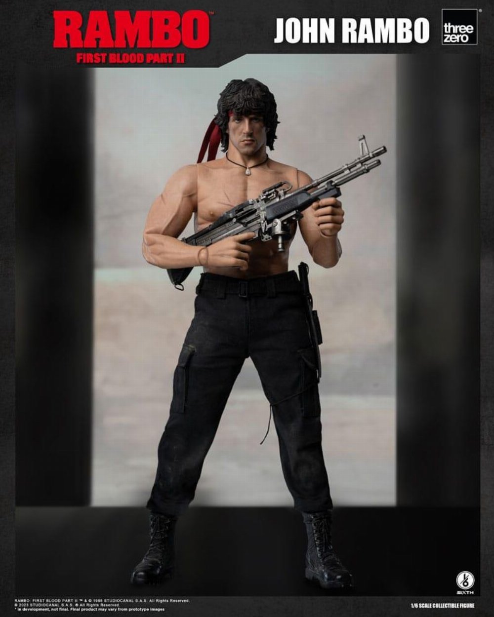 Rambo: First Blood II – John Rambo 1/6 Φιγούρα Δράσης (30cm)