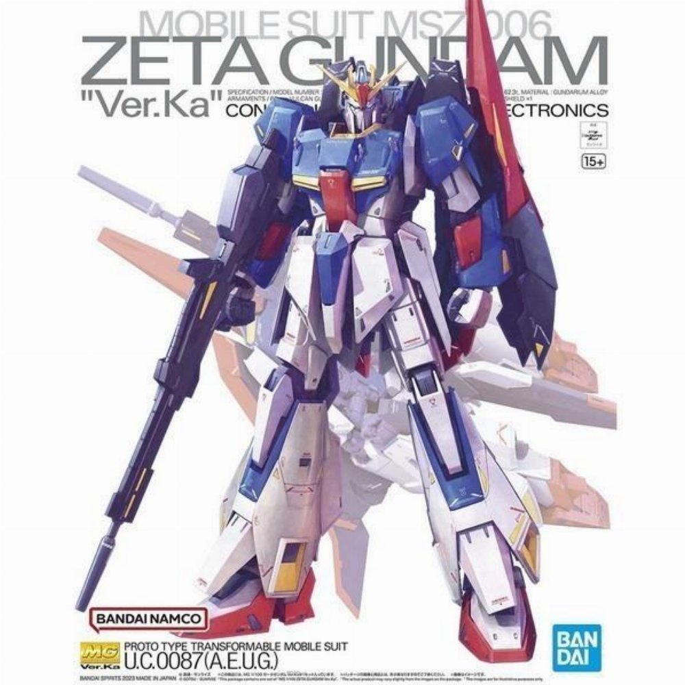 Mobile Suit Gundam – Master Grade Gunpla: Zeta Gundam Ver. Ka 1/100 Σετ Μοντελισμού