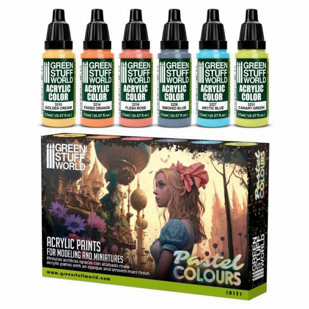 Green Stuff World – Pastel Colors Paint Set (6 Χρώματα)