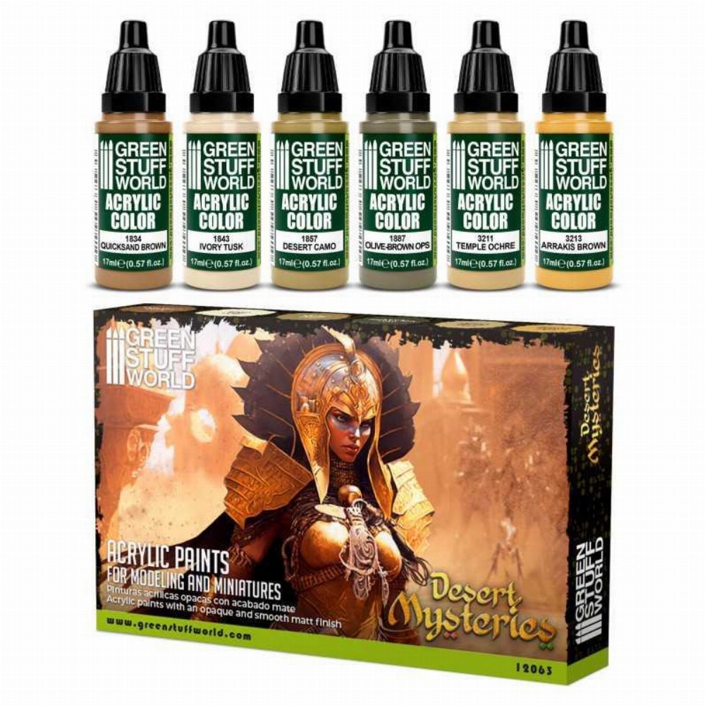 Green Stuff World – Desert Mysteries Paint Set (6 Χρώματα)