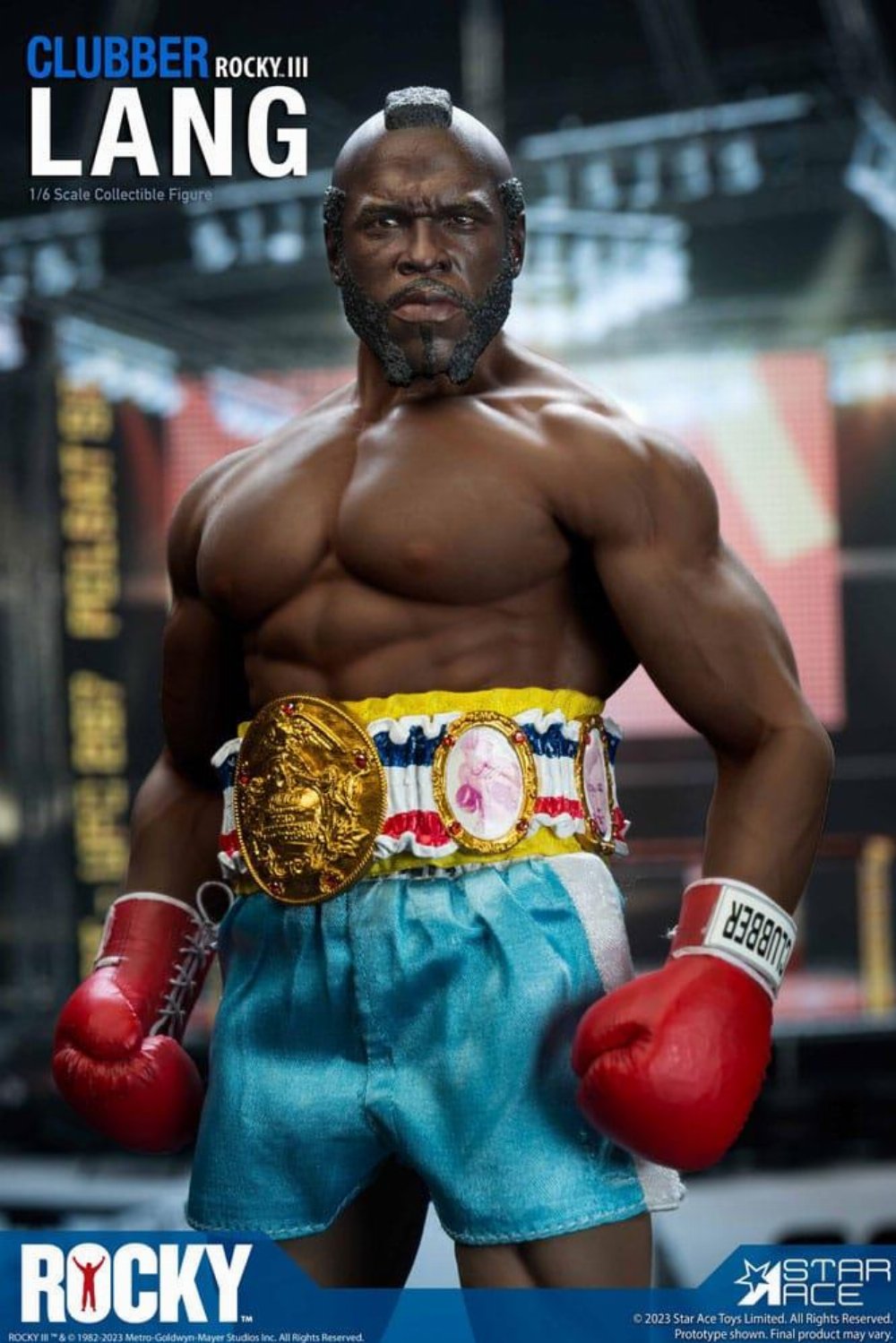 Rocky III – Clubber Lang 1/6 Φιγούρα Δράσης (30cm) Deluxe Version