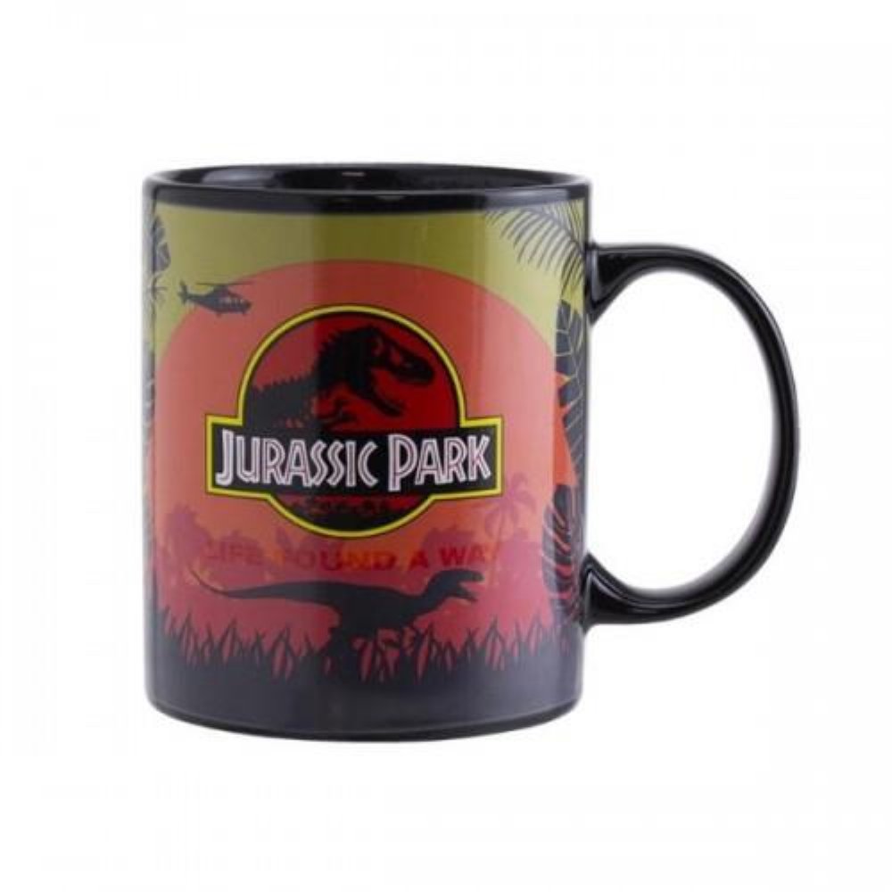 Jurassic Park – Logo Heat Change Κεραμική Κούπα (300ml)