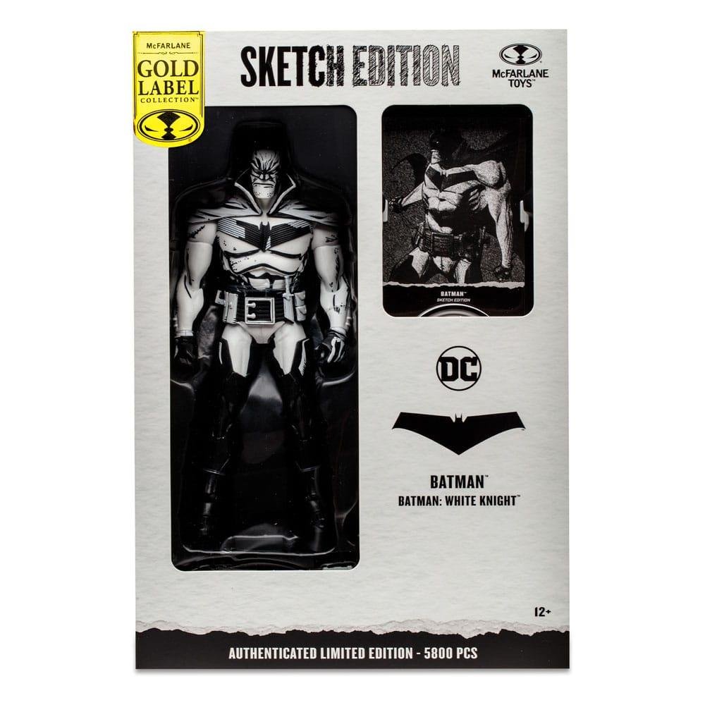 DC Multiverse: Gold Label – Batman: White Knight (Sketch Edition) Φιγούρα Δράσης (18cm)