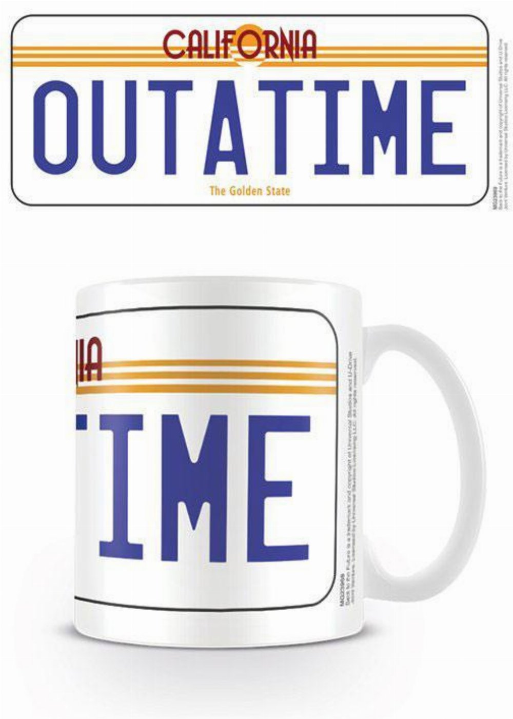 Back to the Future – License Plate Κεραμική Κούπα (315ml)