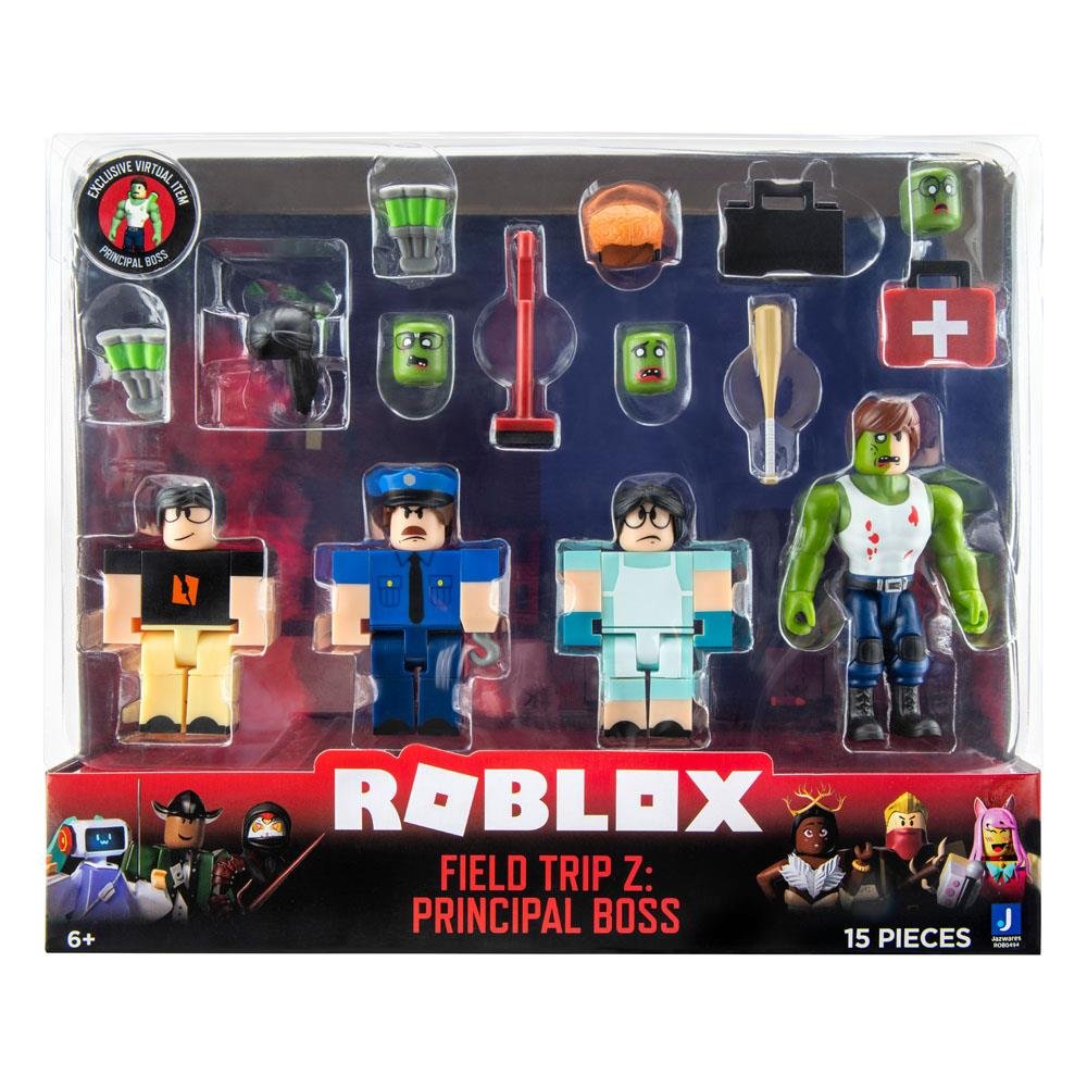 Roblox – Field Trip Z: Principal Boss 4-Pack Φιγούρες