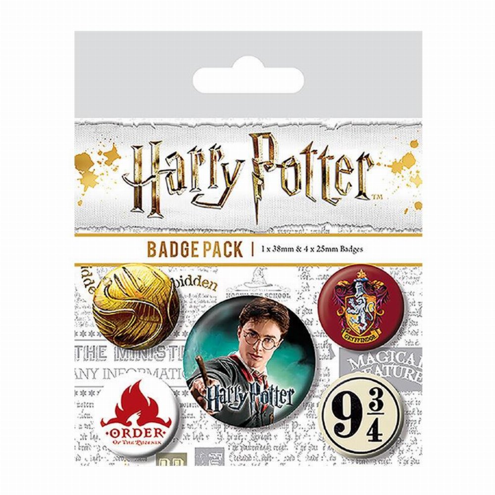 Harry Potter – Gryffindor 5-Pack Κονκάρδες