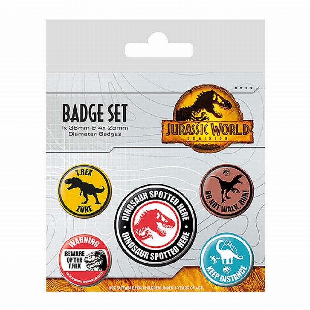 Jurassic World: Dominion – Warning Signs 5-Pack Κονκάρδες