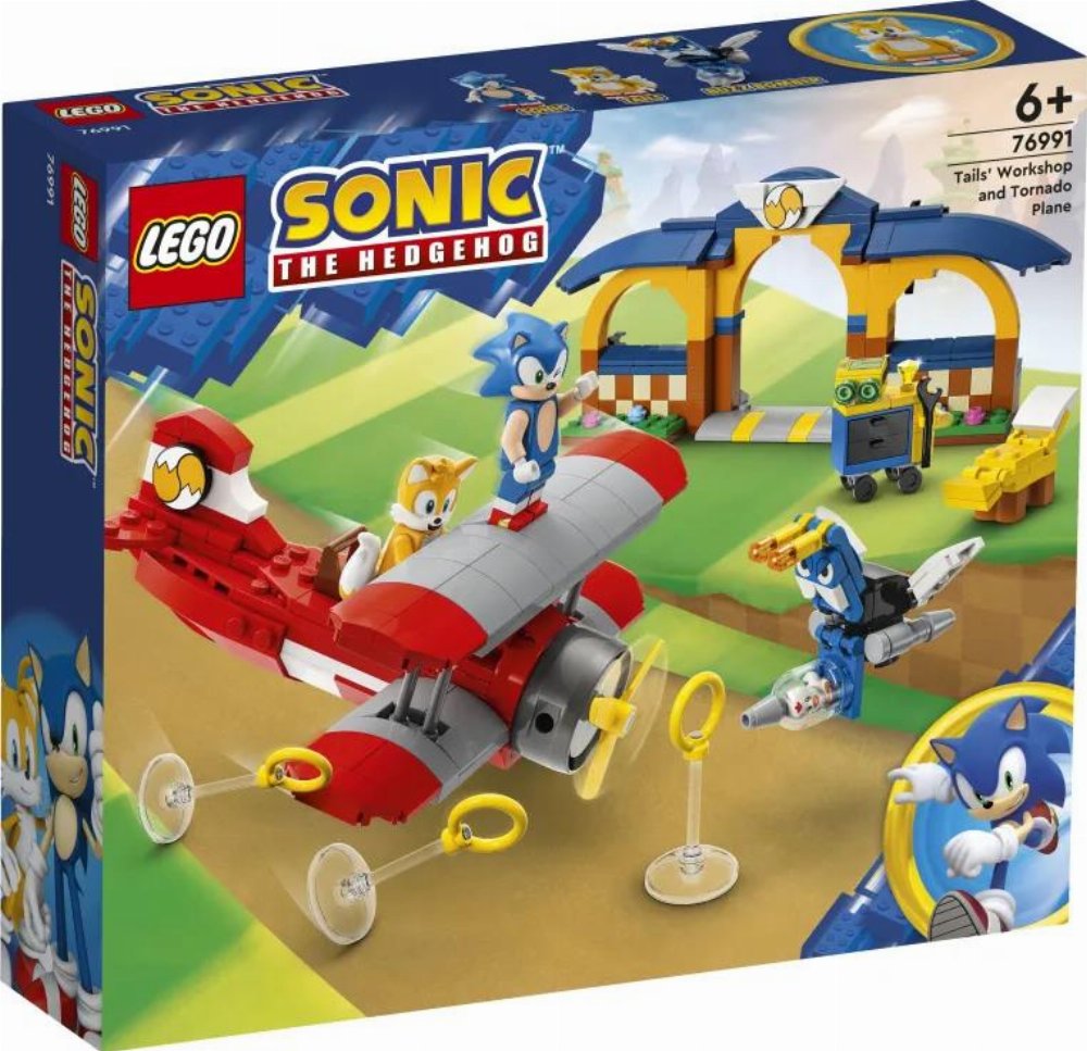 LEGO Sonic The Hedgehog – Tails’ Workshop & Tornado Plane (76991)