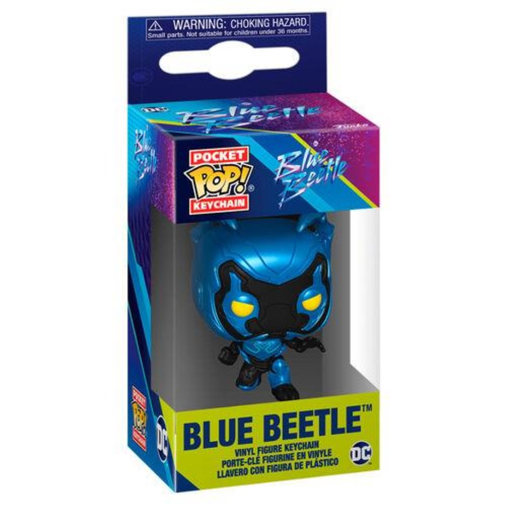 Funko Pocket POP! Μπρελόκ Blue Beetle – Blue Beetle Φιγούρα