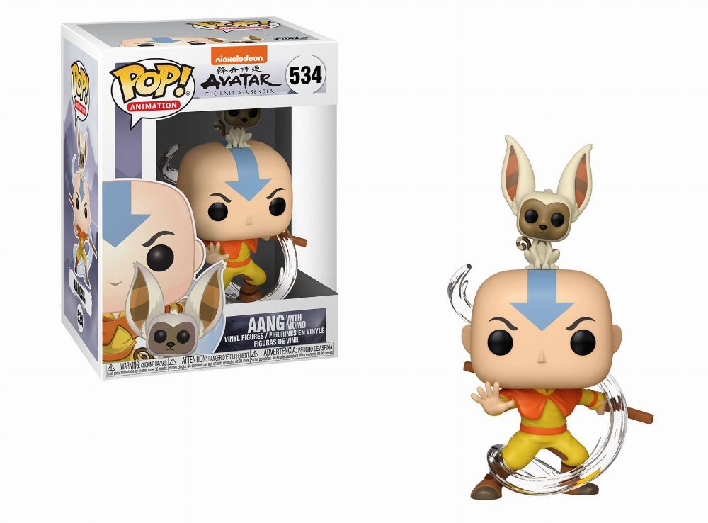 Φιγούρα Funko POP! Avatar: The Last Airbender – Aang with Momo #534