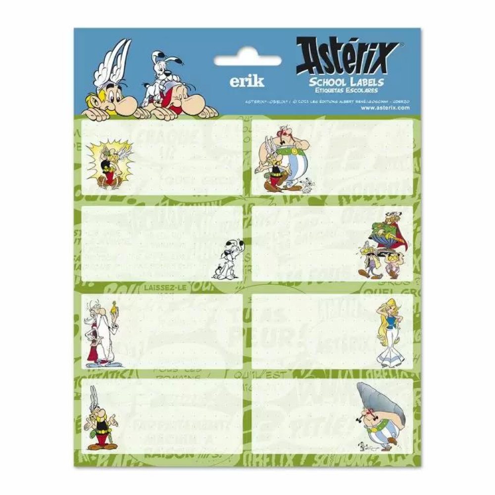 Asterix – Αυτοκόλλητες Ετικέτες (8×2)