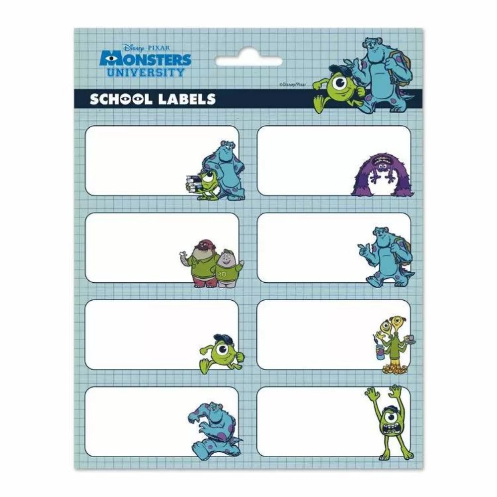 Monsters Inc – Αυτοκόλλητες Ετικέτες (8×2)