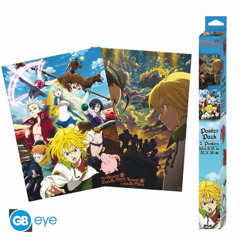 The Seven Deadly Sins – Season 1 2-Pack Αυθεντικές Αφίσες (52x38cm)