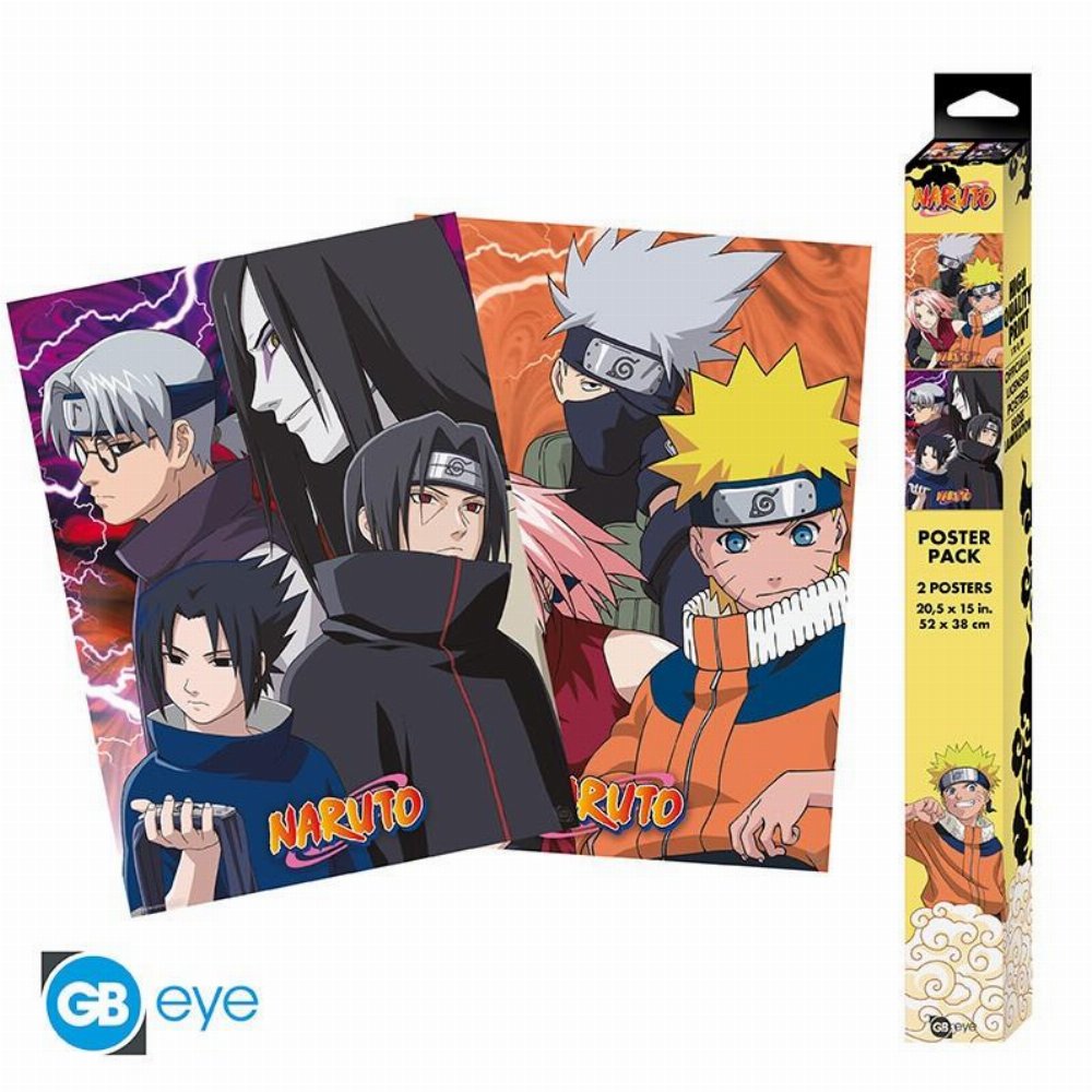 Naruto Shippuden – Konoha Shinobis & Deserters 2-Pack Αυθεντικές Αφίσες (52x38cm)