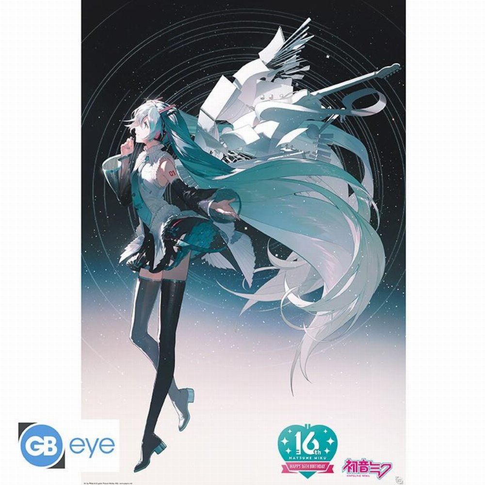 Vocaloid: Hatsune Miku – Happy 16th Birthday Αυθεντική Αφίσα (92x61cm)