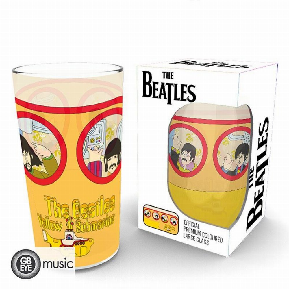The Beatles – Yellow Sub Portholes Ποτήρι (400ml)