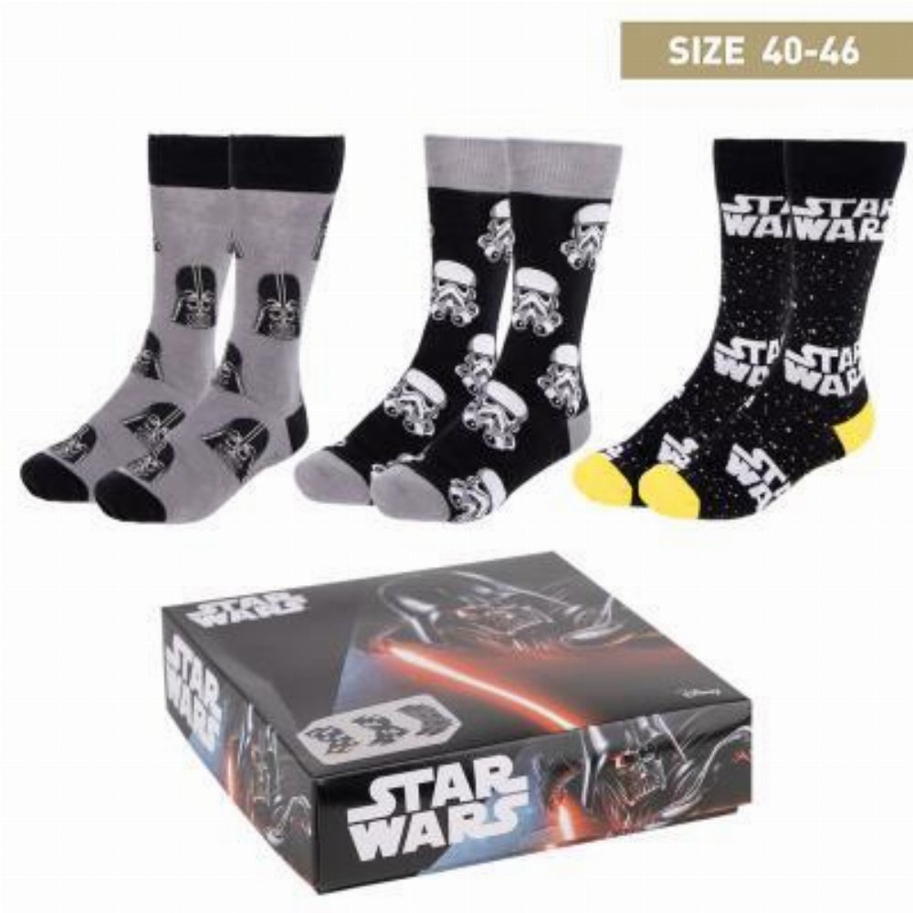 Star Wars – Various 3-Pack Κάλτσες (Μέγεθος 40-46)