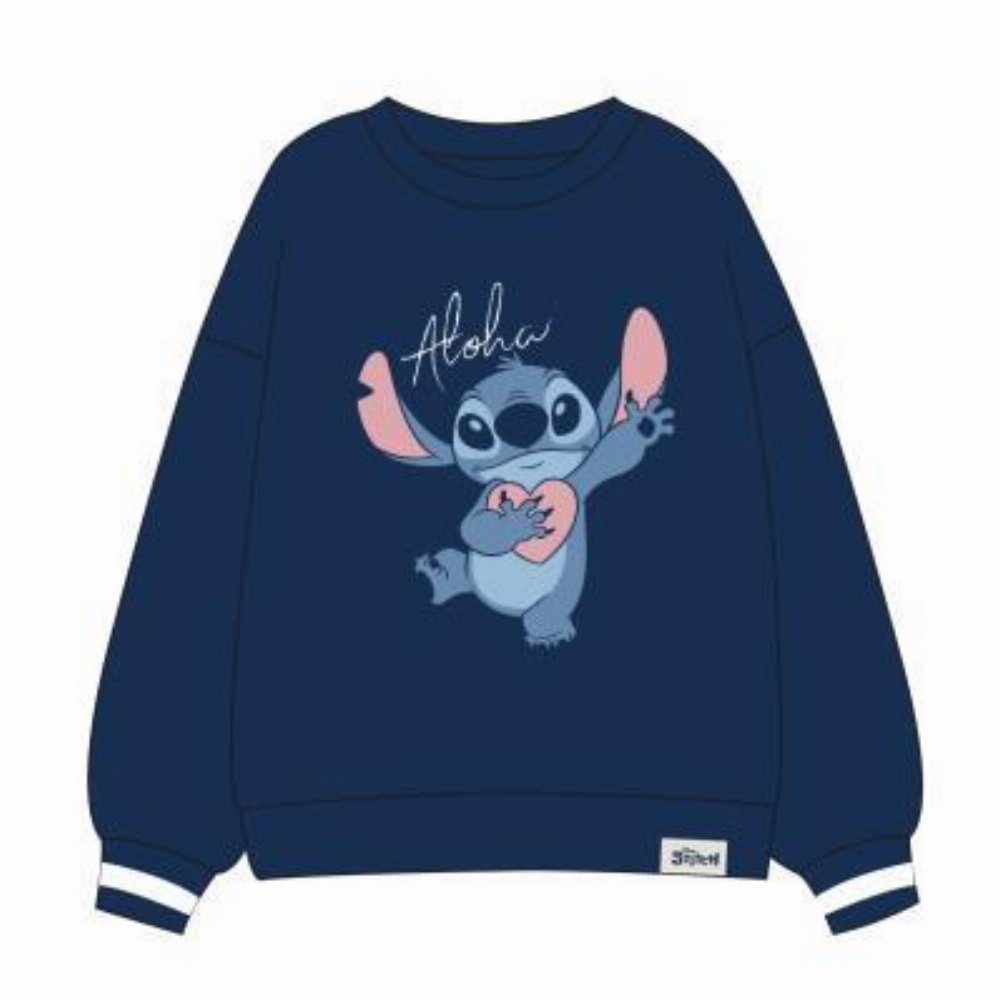 Lilo & Stitch – Stitch with Heart Φούτερ (XL)