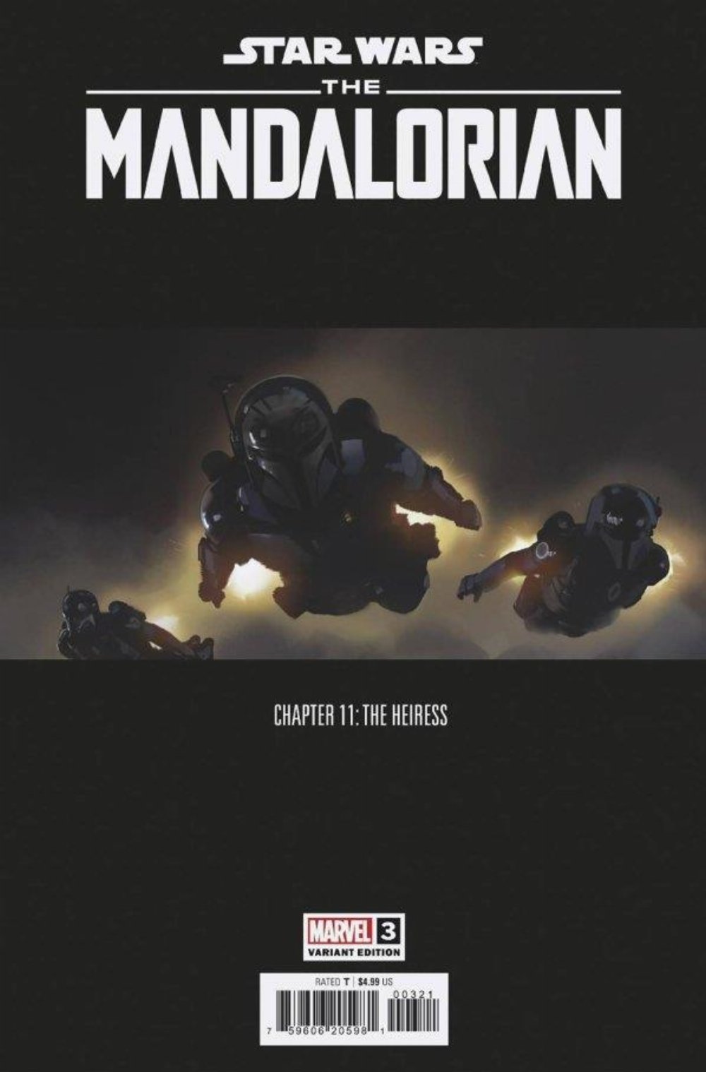 Τεύχος Κόμικ Star Wars The Mandalorian Season 2 #3 Concept Art Variant Cover