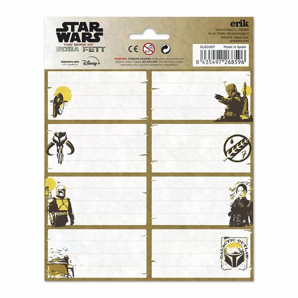 Star Wars: Book of Boba Fett – Αυτοκόλλητες Ετικέτες (8×2)