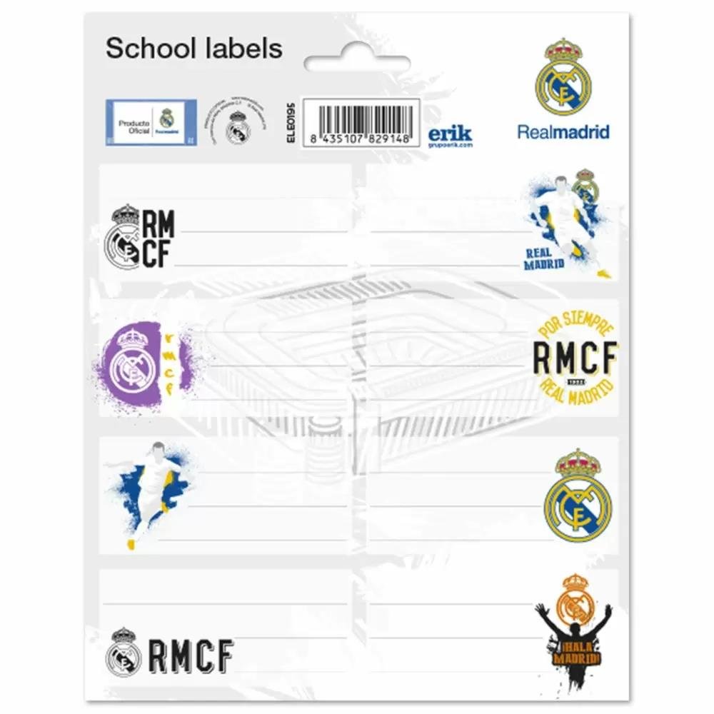 Real Madrid – Αυτοκόλλητες Ετικέτες (8×2)