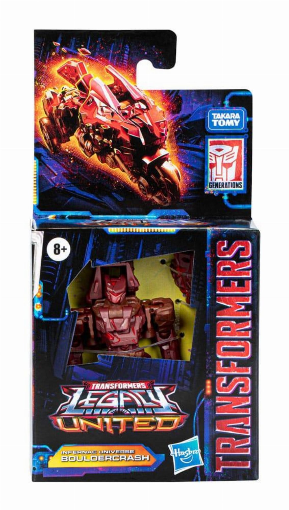 Transformers: Generations Legacy United Core Class – Infernac Universe Bouldercrash Φιγούρα Δράσης (9cm)