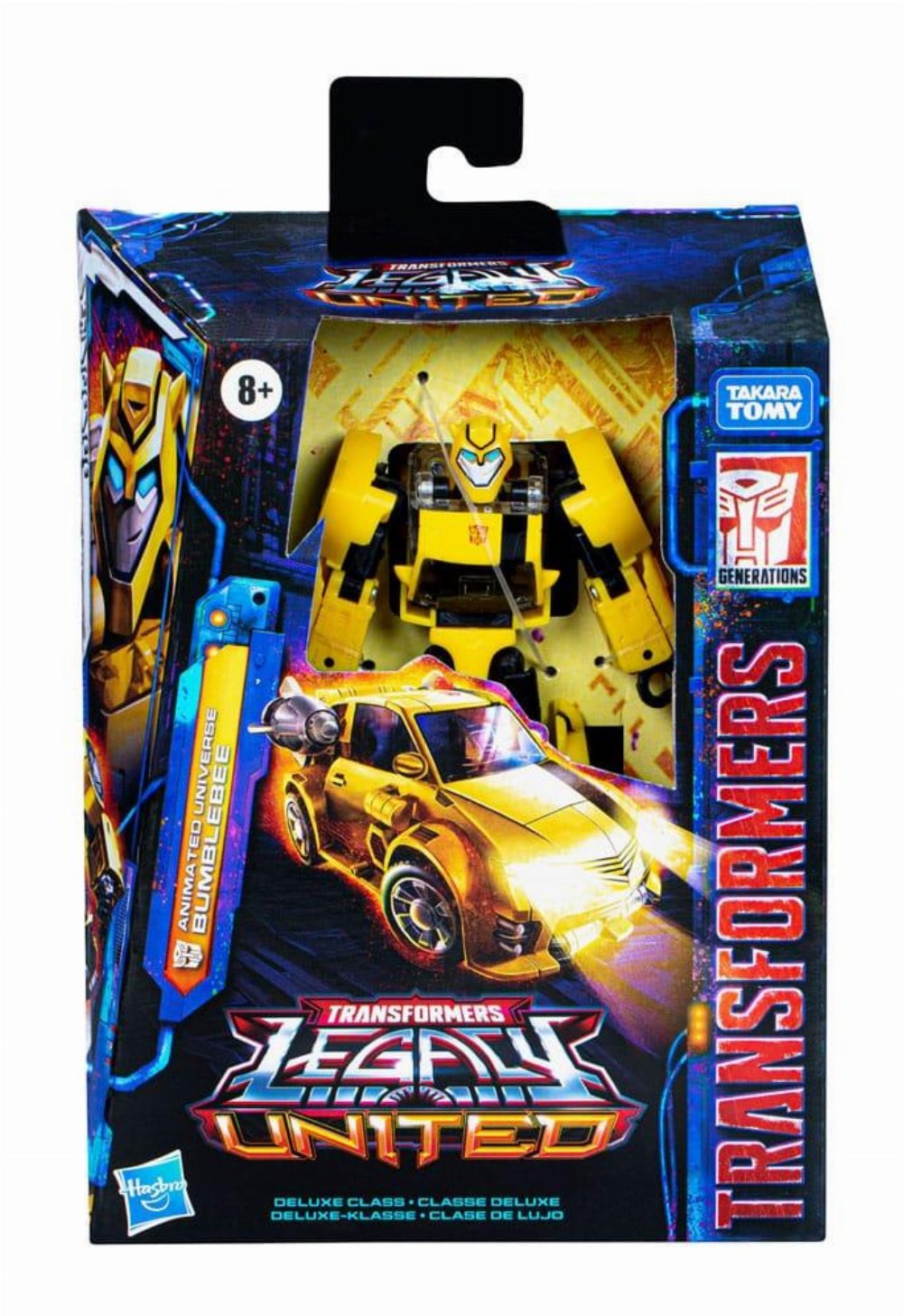 Transformers: Generations Legacy United Deluxe Class – Animated Universe Bumblebee Φιγούρα Δράσης (14cm)