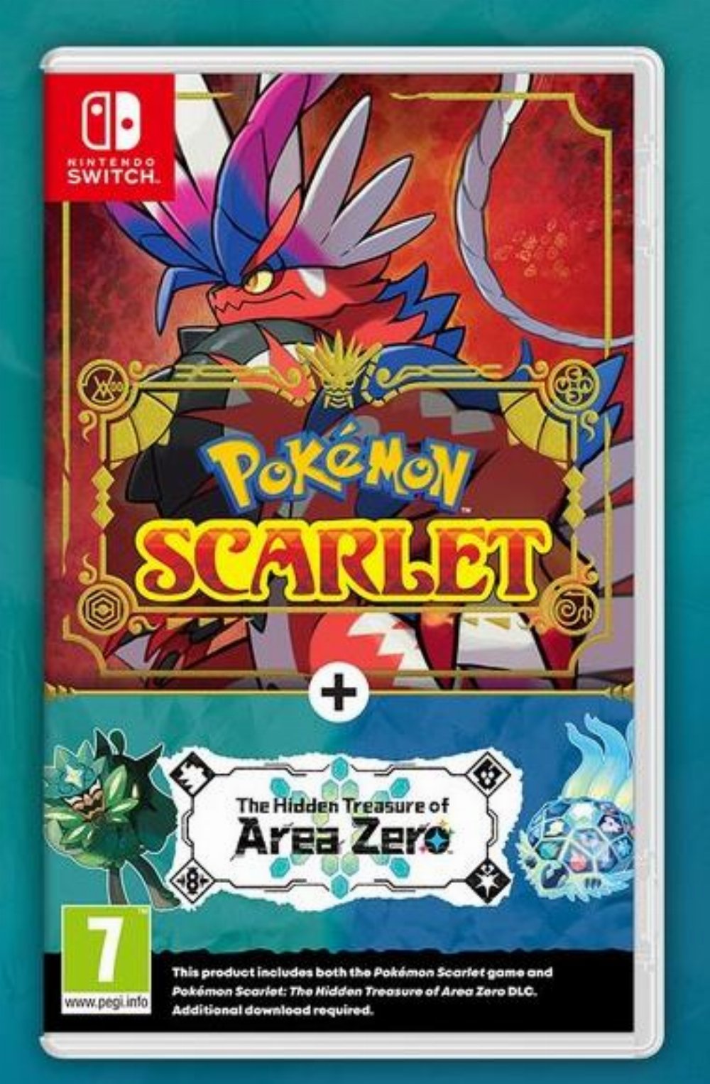 Nintendo Switch Game – Pokemon Scarlet + Hidden Treasure of Area Zero DLC
