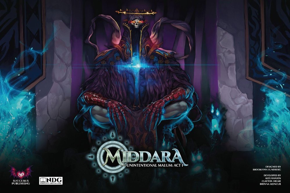 Επιτραπέζιο Παιχνίδι Middara: Unintentional Malum – Act 1