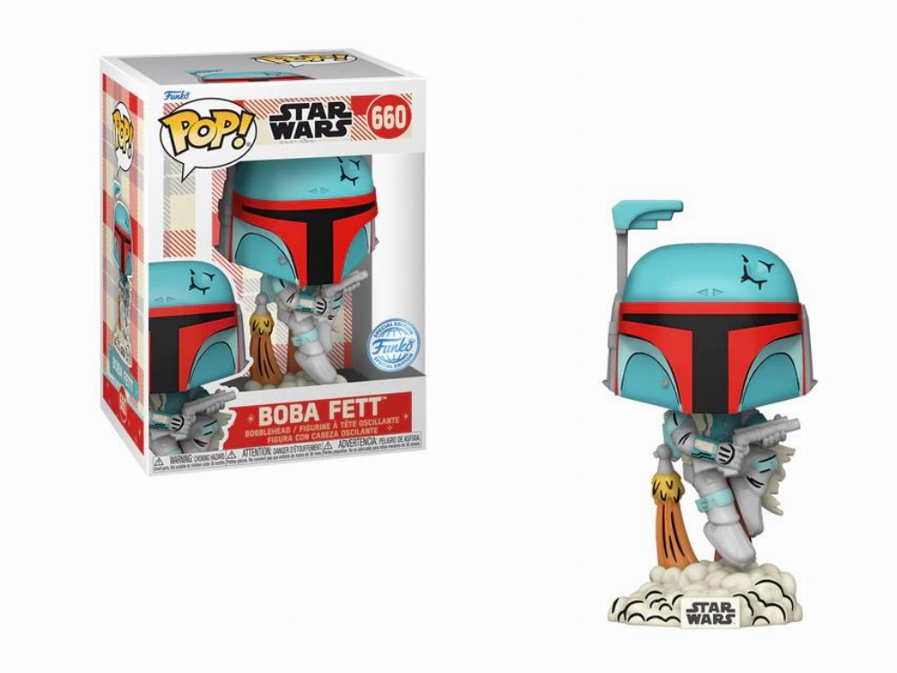 Φιγούρα Funko POP! Star Wars: Retro Reimagined – Boba Fett #660 (Exclusive)