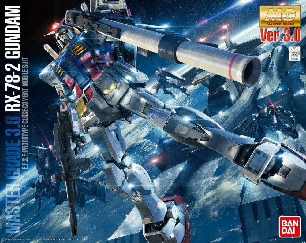 Mobile Suit Gundam – Master Grade Gunpla: RX-78-2 Ver. 3.0 BL 1/100 Σετ Μοντελισμού