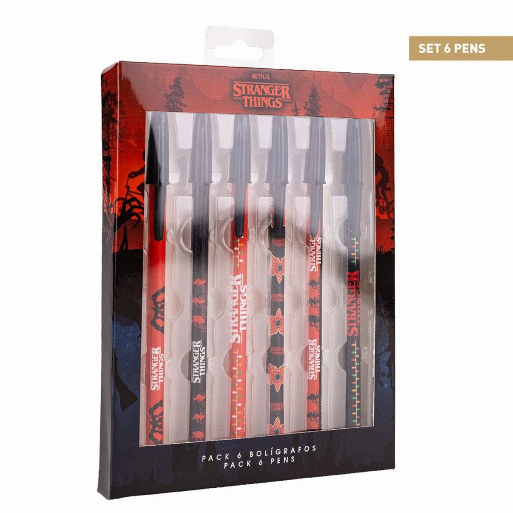 Stranger Things – Σετ Στυλό (6 Τεμάχια)