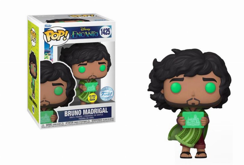 Φιγούρα Funko POP! Disney: Encanto – Bruno Madrigal with Prophecy (GITD) #1425 (Exclusive)