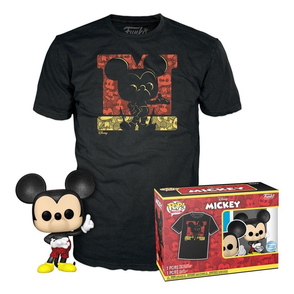 Συλλεκτικό Funko Box: Disney – Mickey Mouse (Diamond Collection) POP! με T-Shirt (L)