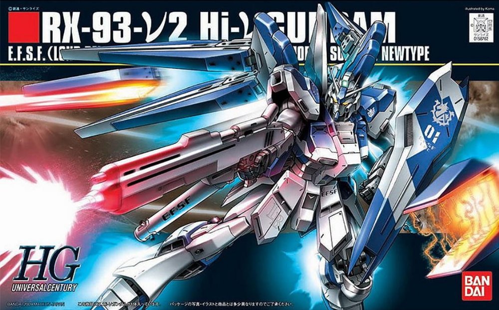 Mobile Suit Gundam – High Grade Gunpla: RX-93-V2 Hi-vGundam 1/144 Σετ Μοντελισμού