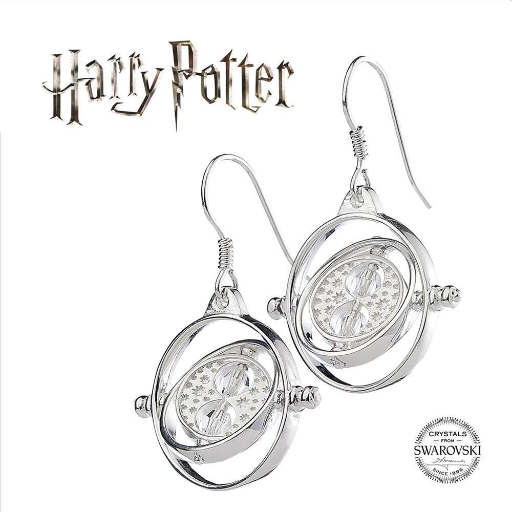 Harry Potter x Swarovski – Time Turner Σκουλαρίκια (Silver Plated)